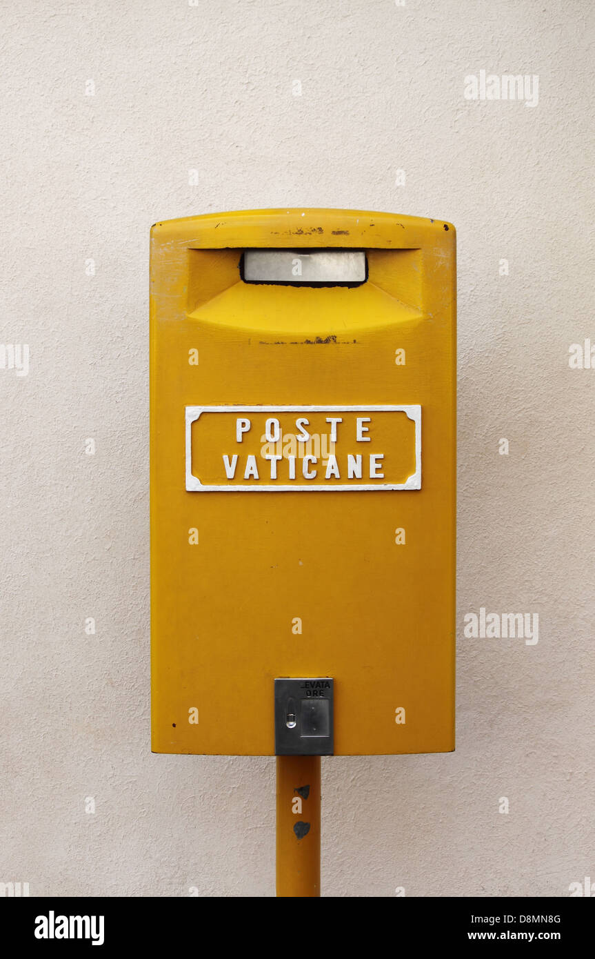 Mailbox in Vatican City State Stock Photo