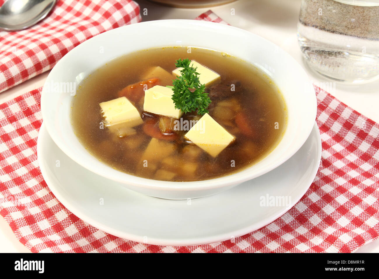 Beef consomme hires stock photography and images Alamy