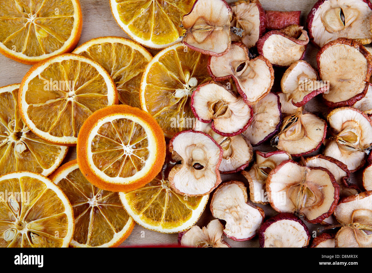 Dried Apple and Orange slices Stock Photo Alamy