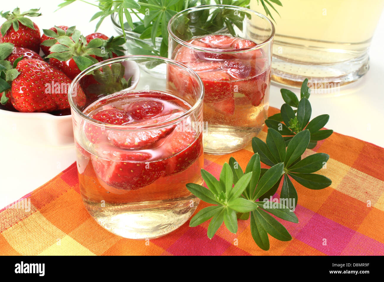 sweet woodruff punch Stock Photo Alamy