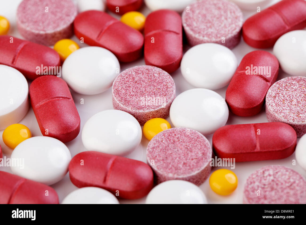 Heap of Pills Stock Photo