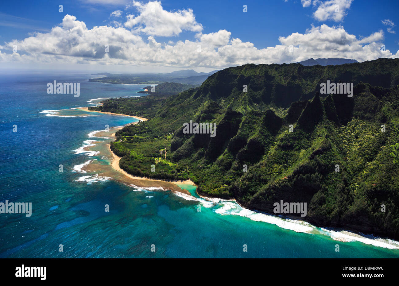Kauai aerial hi-res stock photography and images - Alamy
