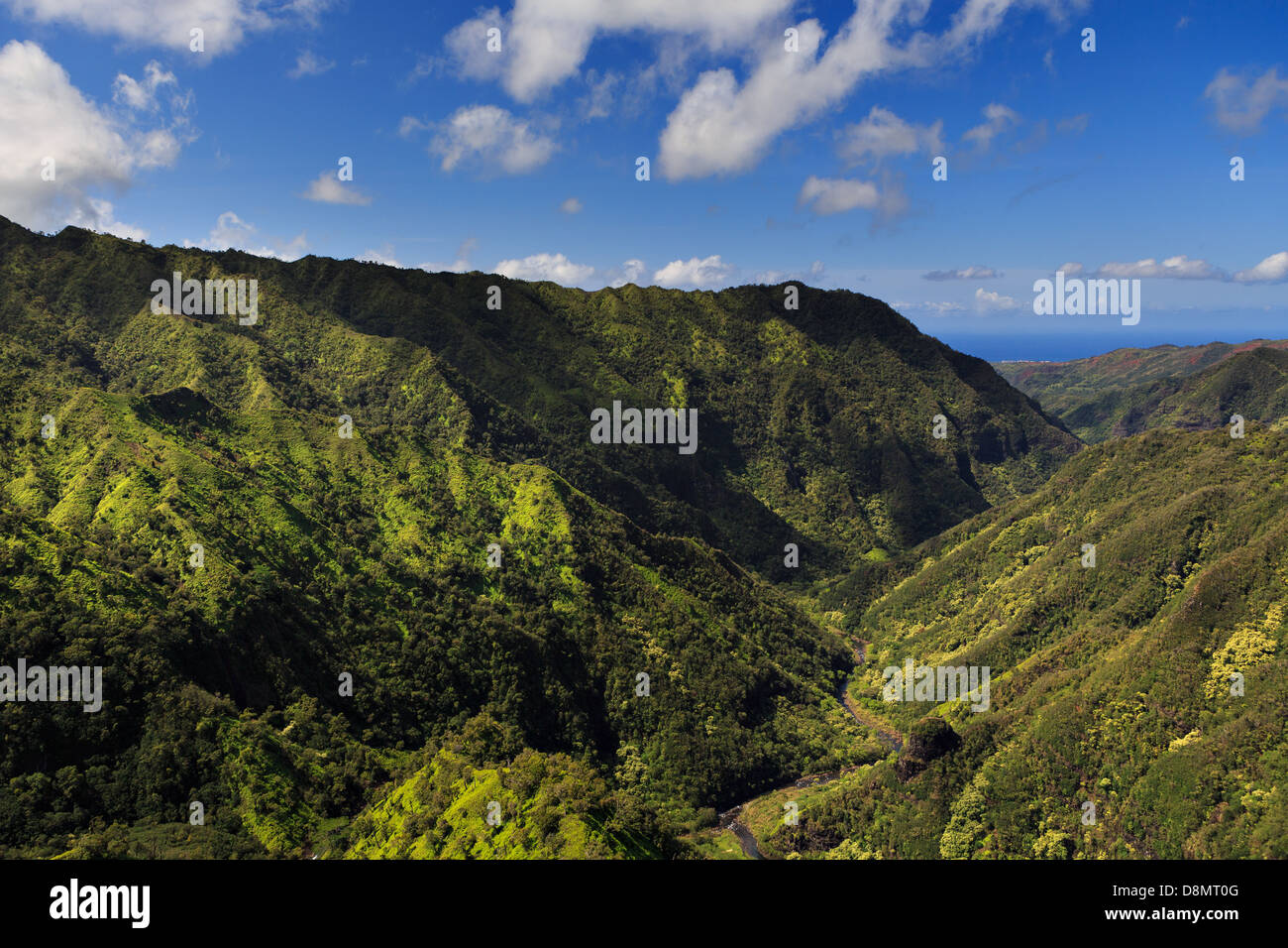 Aerial view beautiful tropical valley hi-res stock photography and ...