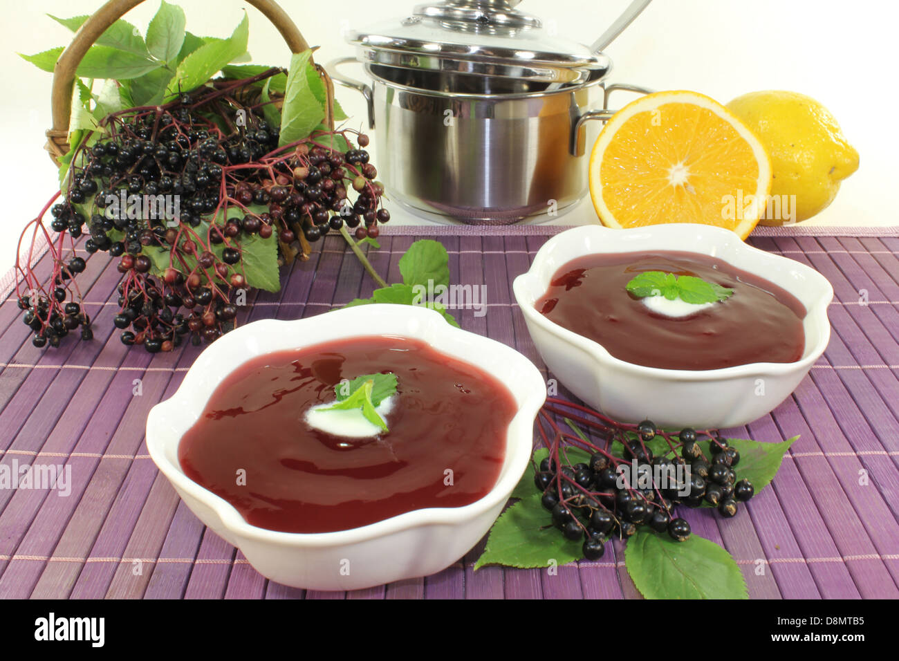 Holunderbeerensuppe hi-res stock photography and images - Alamy