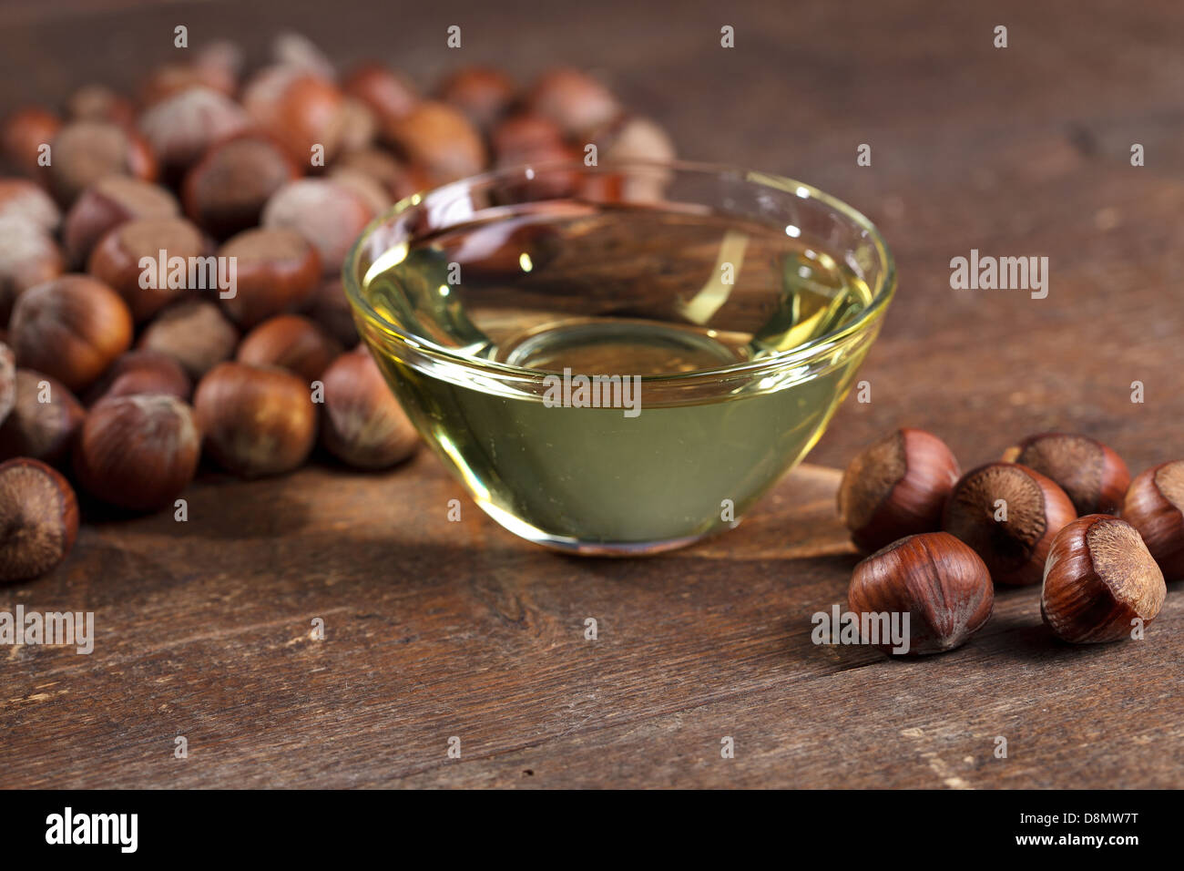 Hazelnut Oil Stock Photo Alamy