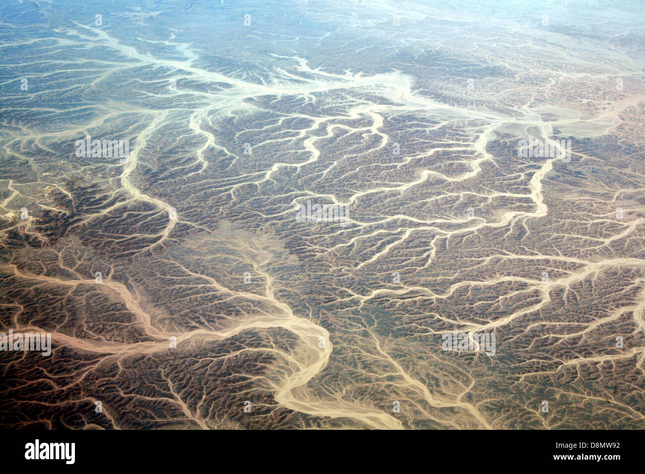 dry desert valleys Stock Photo