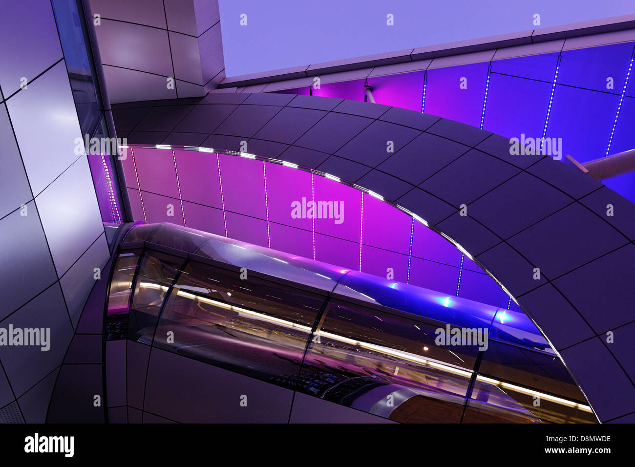 Dubai Airport Terminal 3, Dubai, United Arab Emirates, Asia Stock Photo