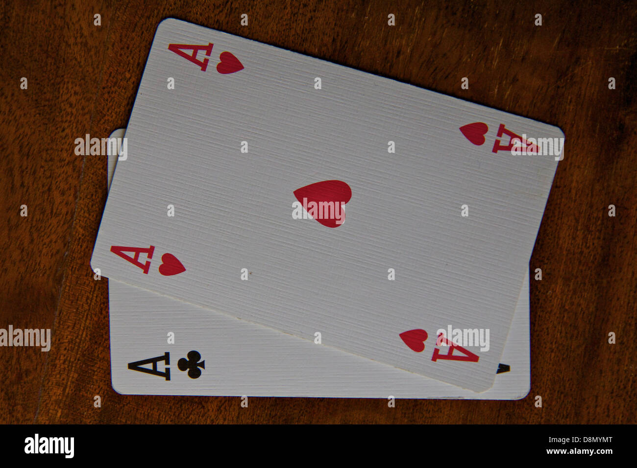 pair of aces Stock Photo Alamy