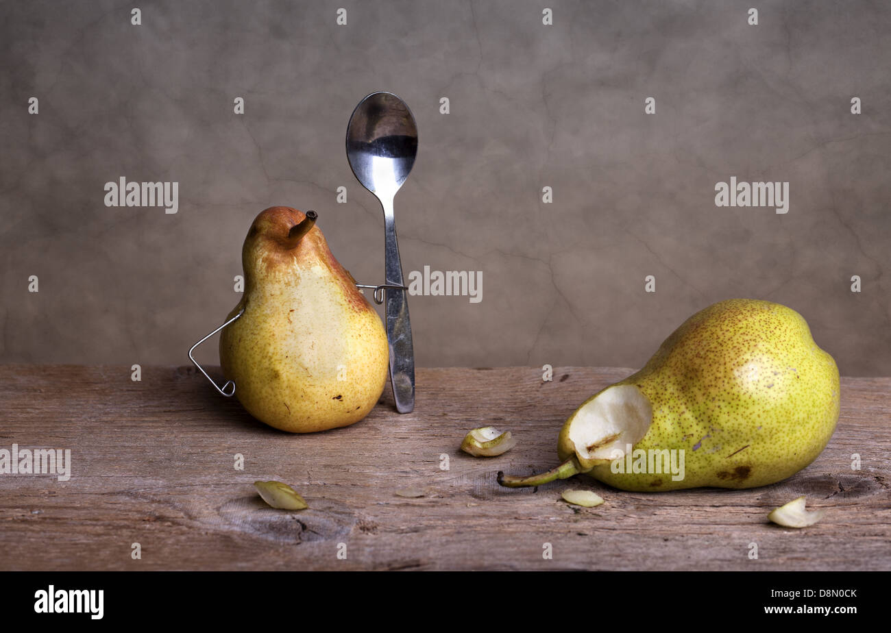 Still-Life with Pears - Simple Things Stock Photo