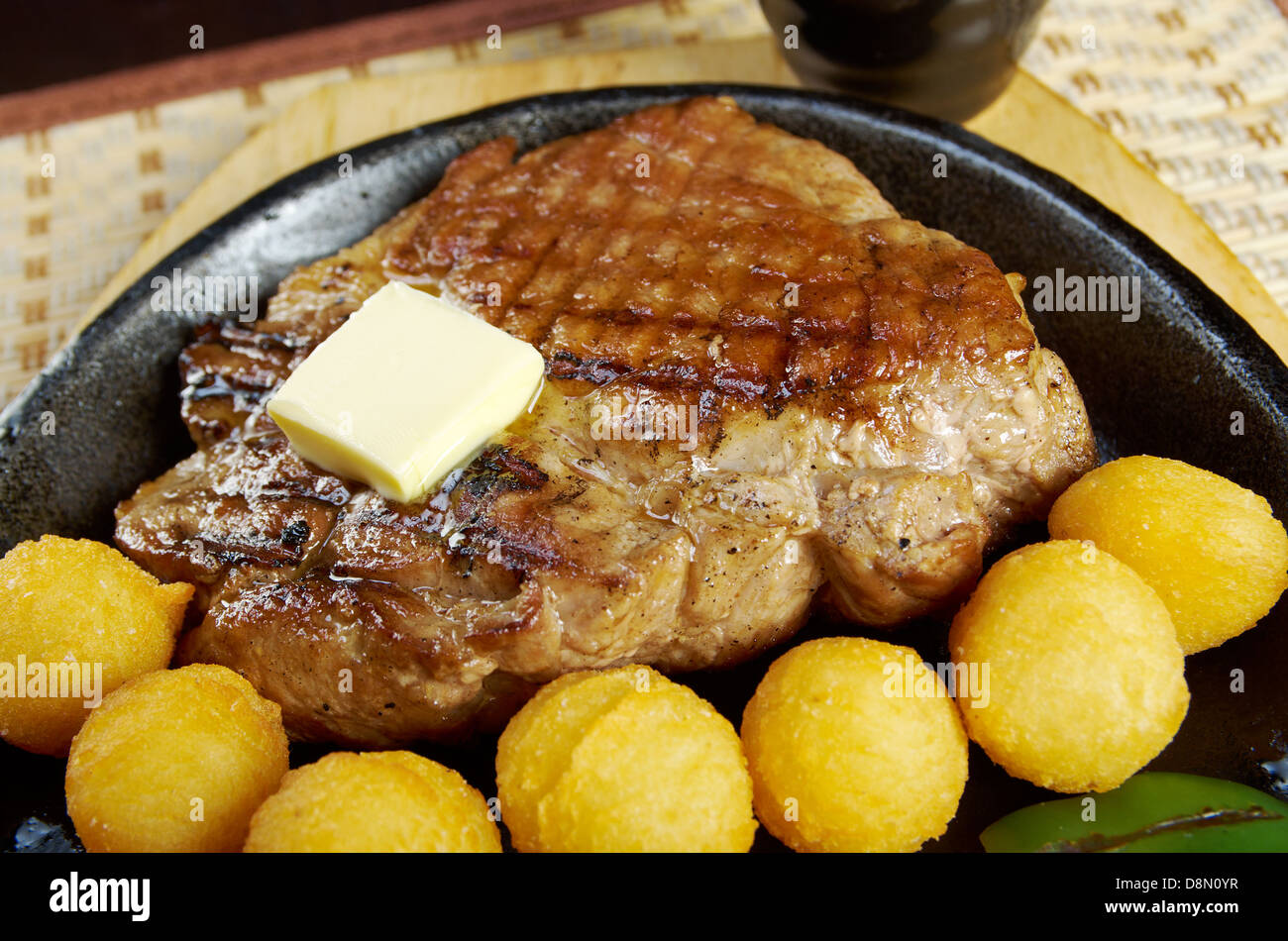 Japanese pork Steak Stock Photo Alamy