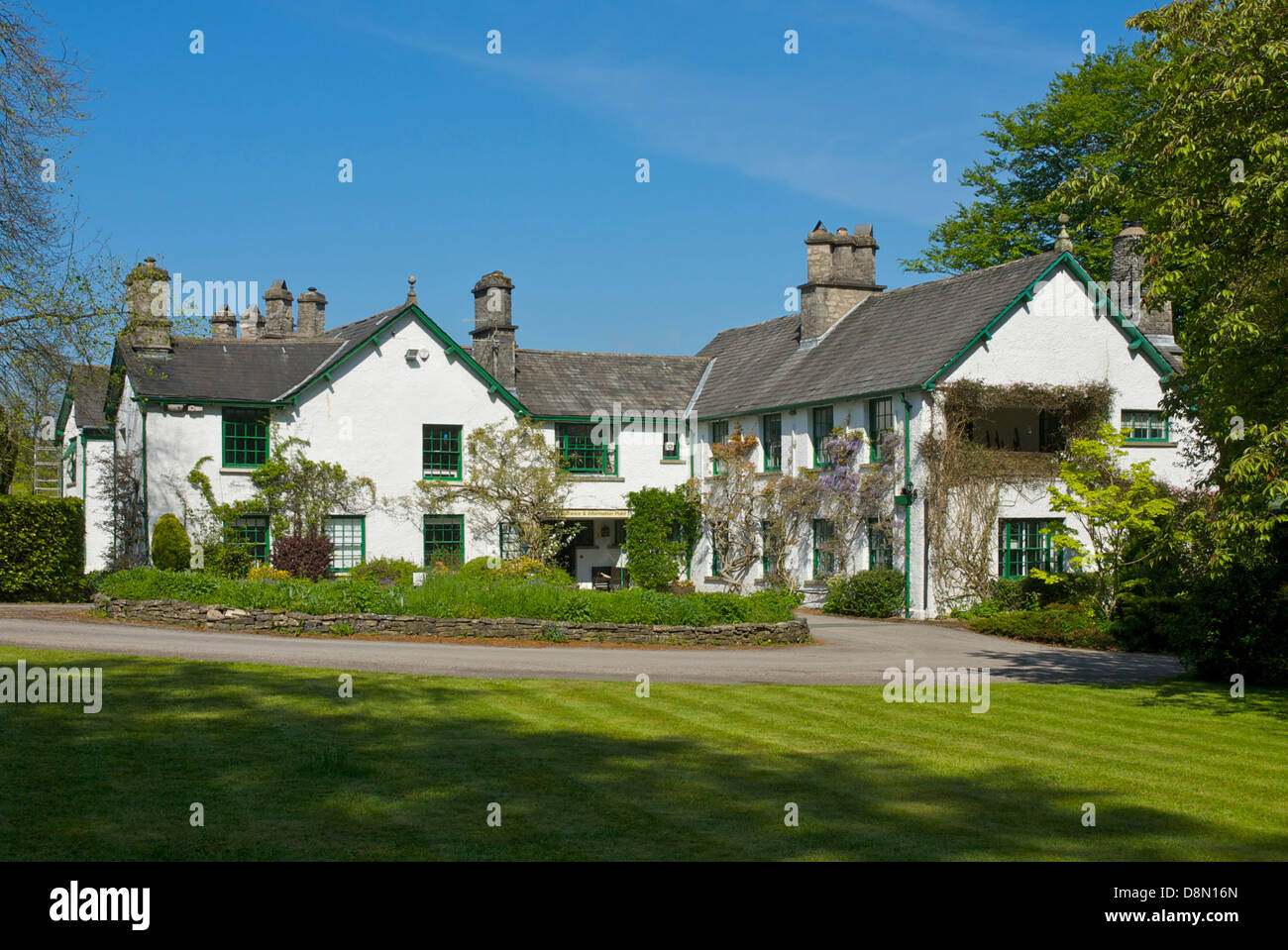 Plumgarths, the offices of Cumbria Wildlife Trust, Crook Road, near Kendal, Lake District National Park, Cumbria UK Stock Photo