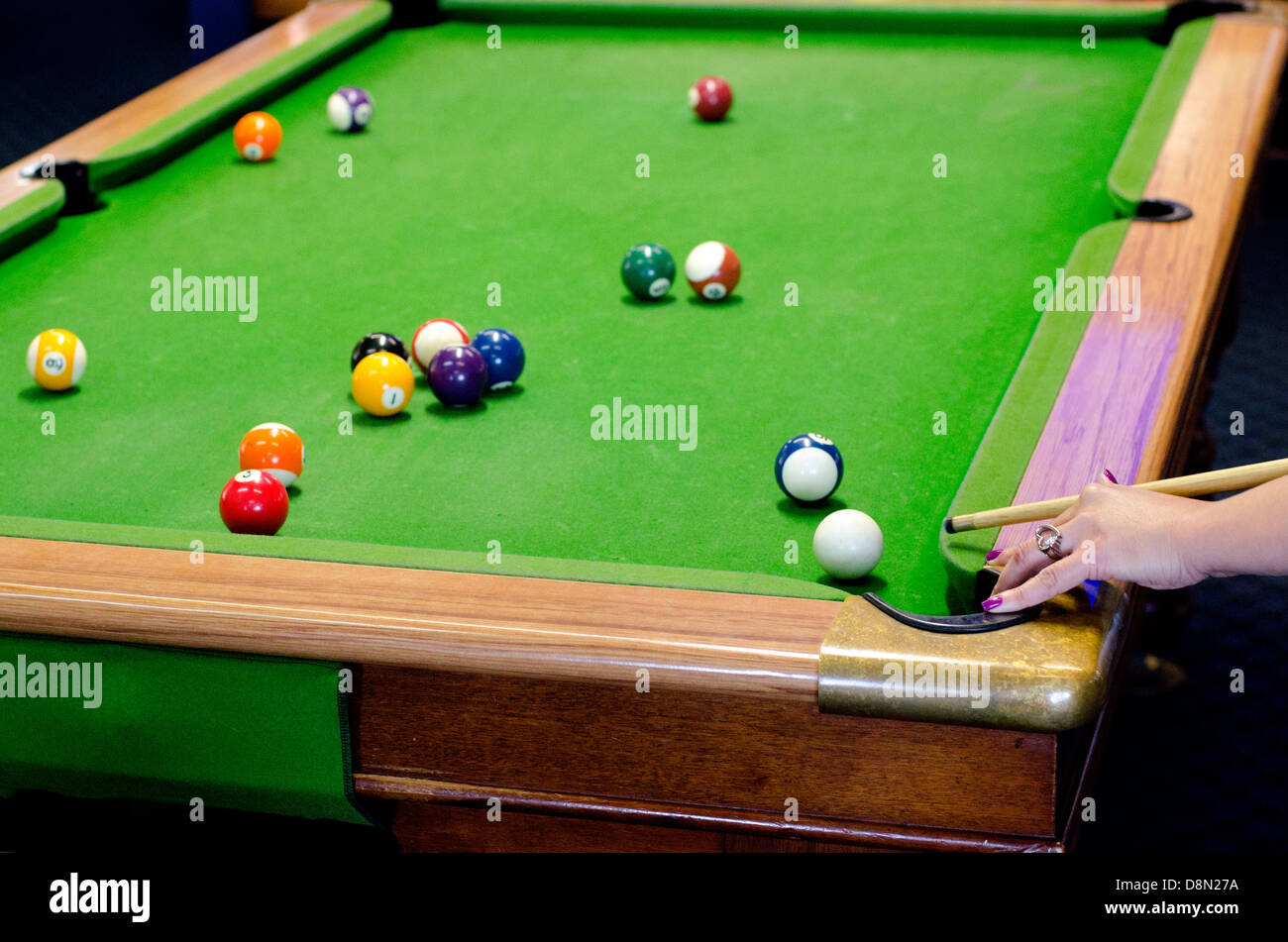 Pocket Billiards High Resolution Stock Photography and Images Alamy