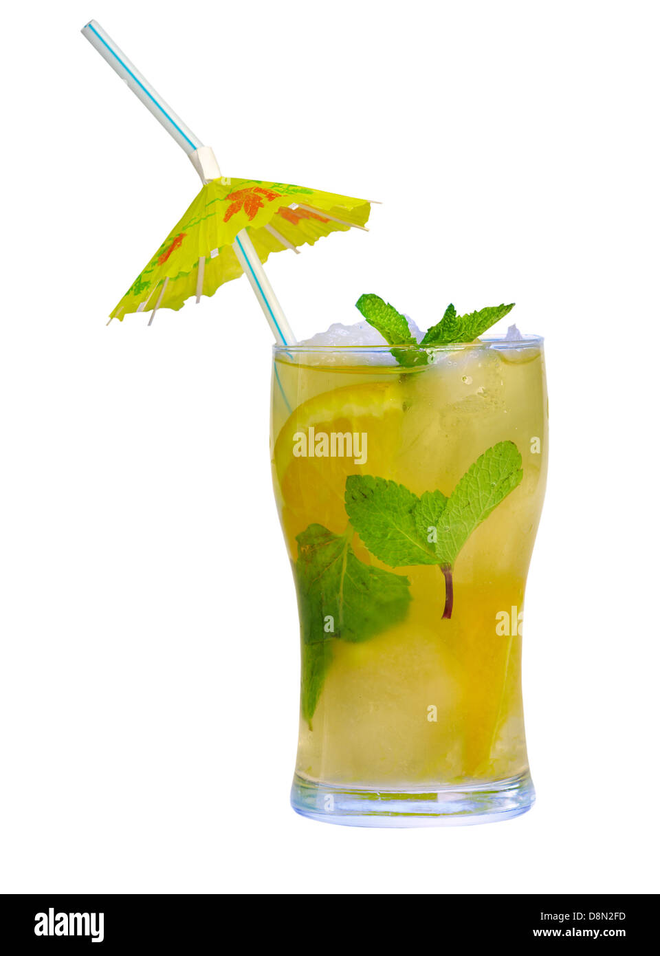 Mojito orange cocktail Stock Photo