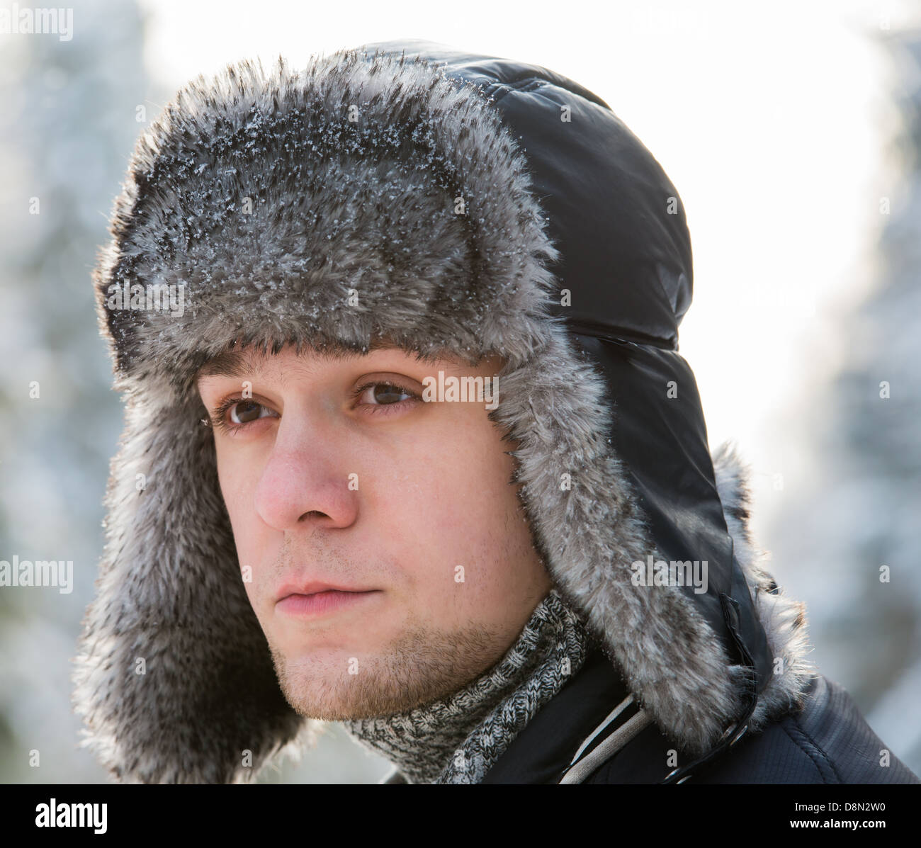 Male model in winter clothing hi-res stock photography and images - Alamy