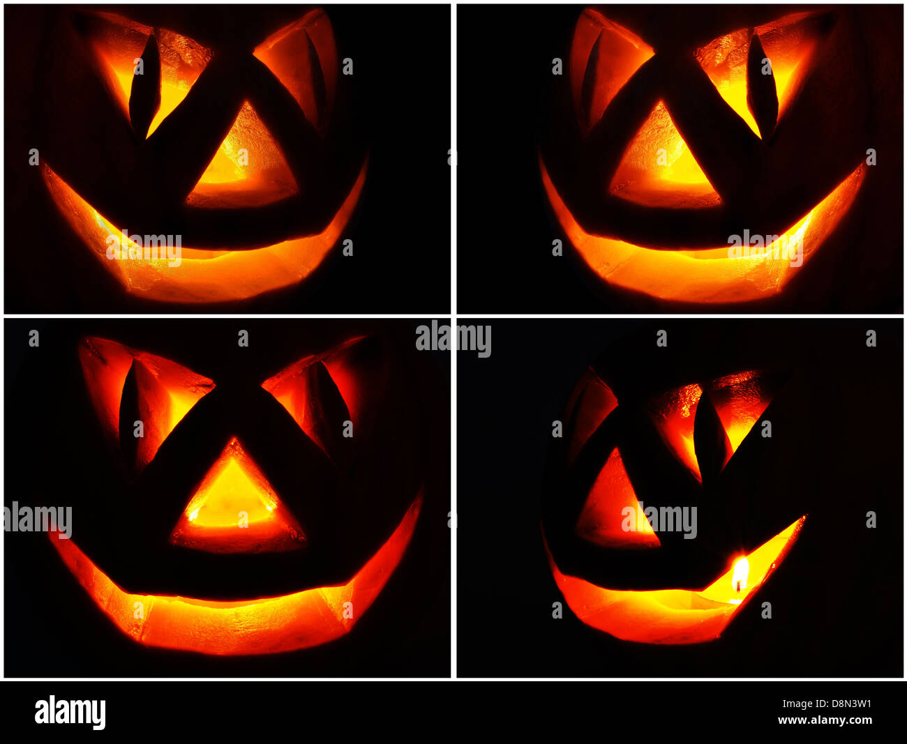 Set of jack o lantern hi-res stock photography and images - Alamy