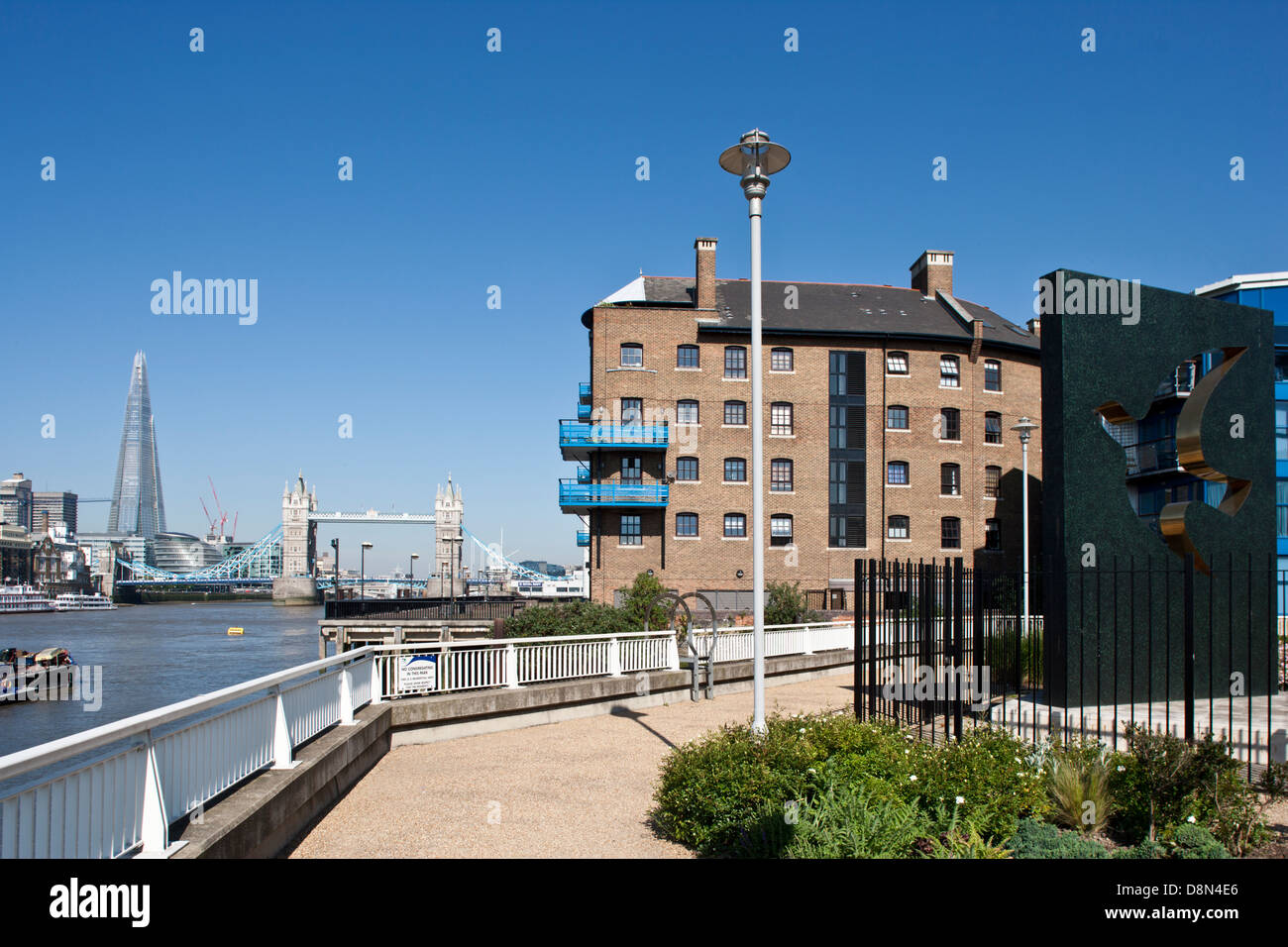 Tower Bridge Wharf St Katherines Way London E1 Stock Photo Alamy