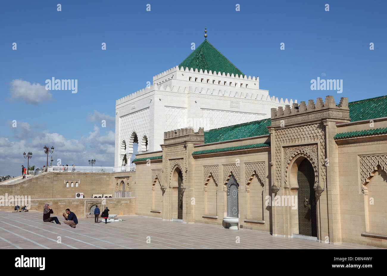 The Mausoleum of Mohammed V in Rabat, Morocco Stock Photo