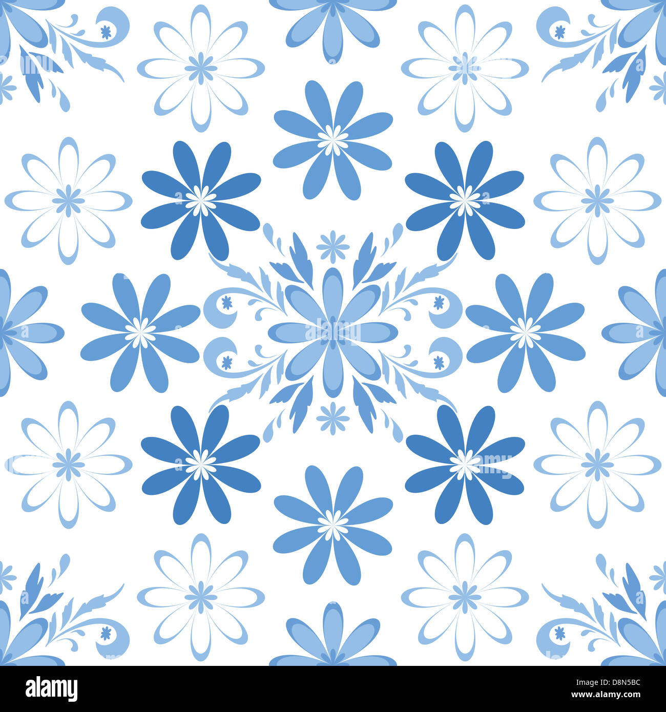 Seamless floral background Stock Photo - Alamy