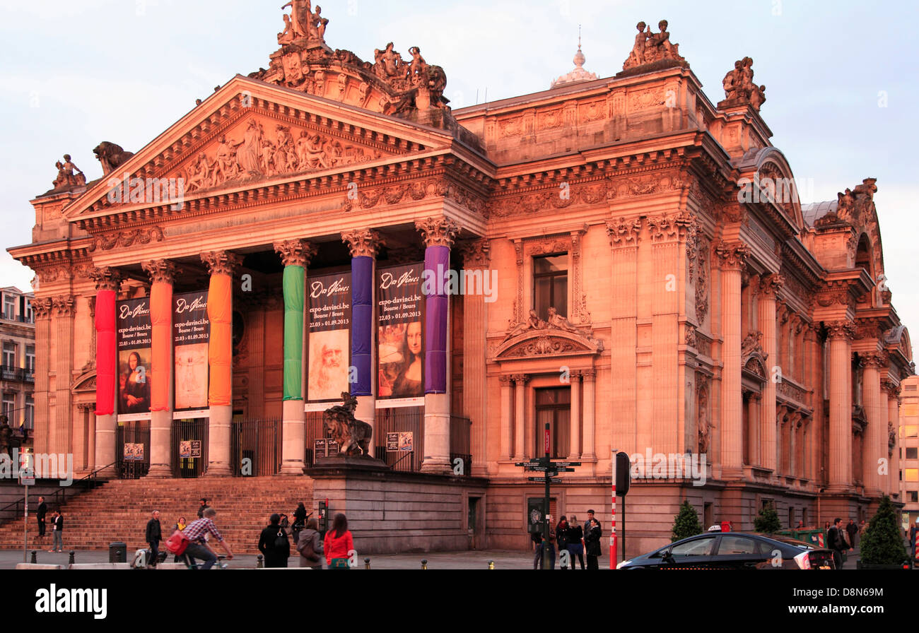 Belgium, Brussels, Bourse, Stock Photo