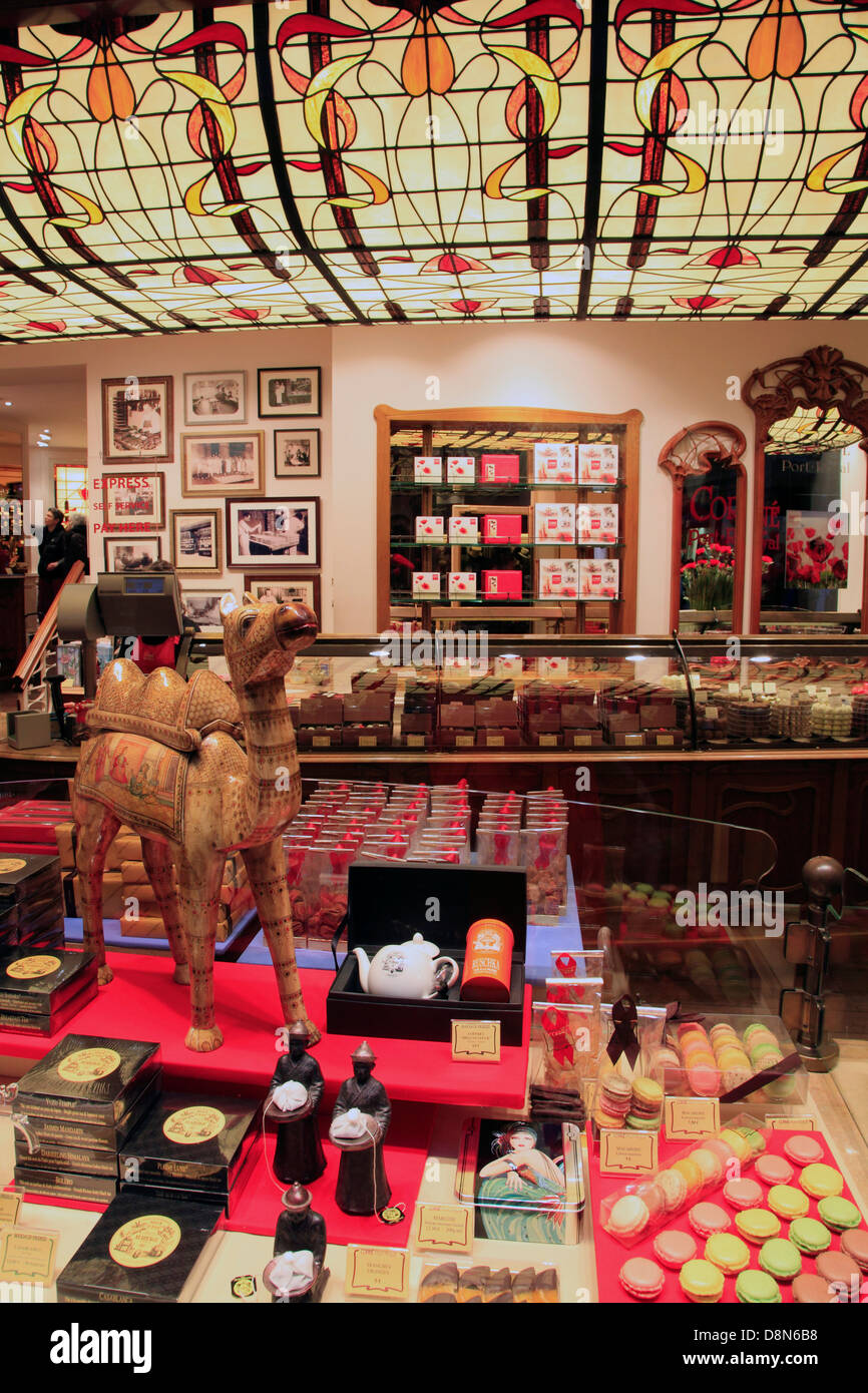 Belgium, Brussels, chocolate shop, Galeries St-Hubert, Stock Photo