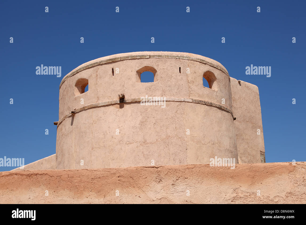 Ancient fortification in the old town of Rabat, Morocco Stock Photo