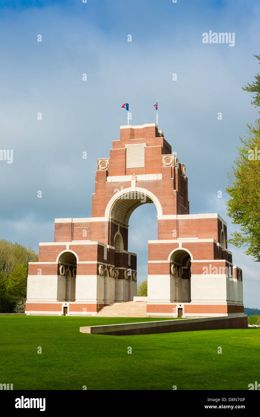 Thiepval Memorial to the First World War soldiers 1914-1918 Stock Photo