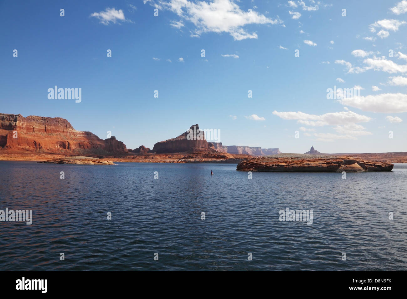 Picturesque red cliffs Stock Photo