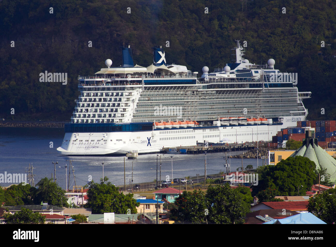 Celebrity X Cruises Celebrity Equinox at Dominican Republic Stock Photo