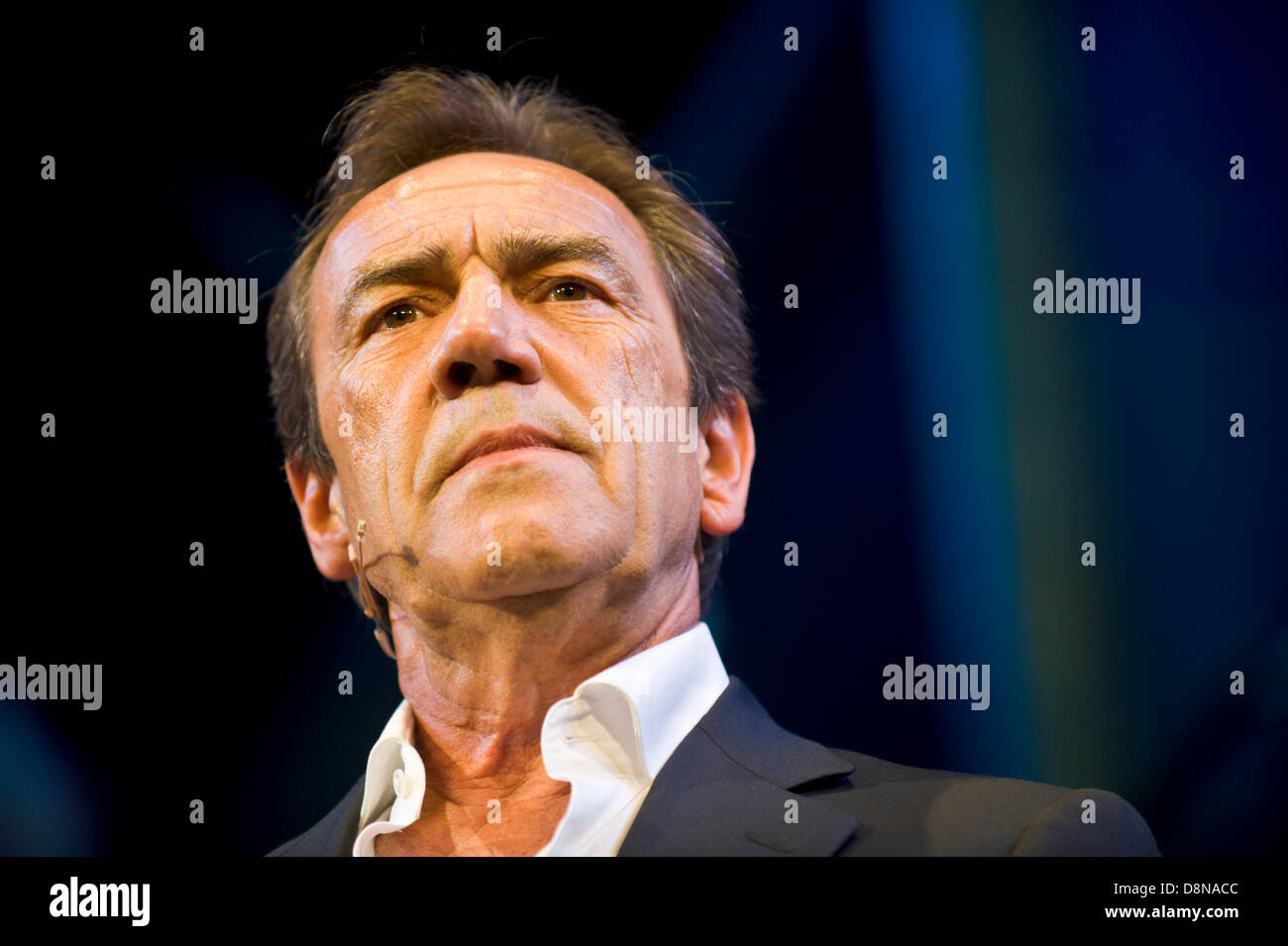 Robert Lindsay actor talking about his career on stage at Hay Festival 2013 Hay on Wye Wales UK Credit:  Jeff Morgan/Alamy Live News Stock Photo