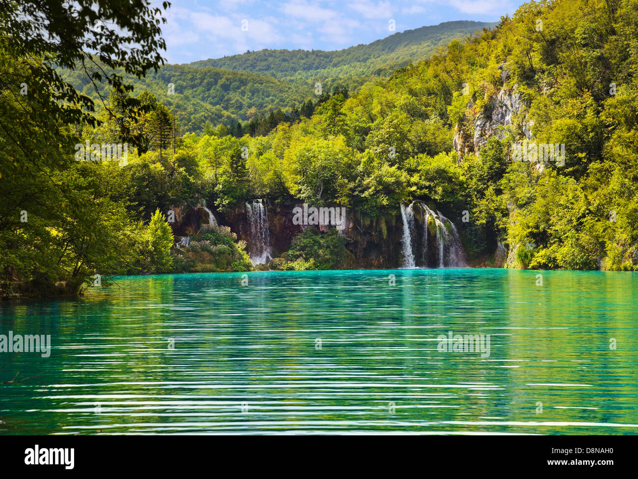 Plitvice lakes in Croatia Stock Photo
