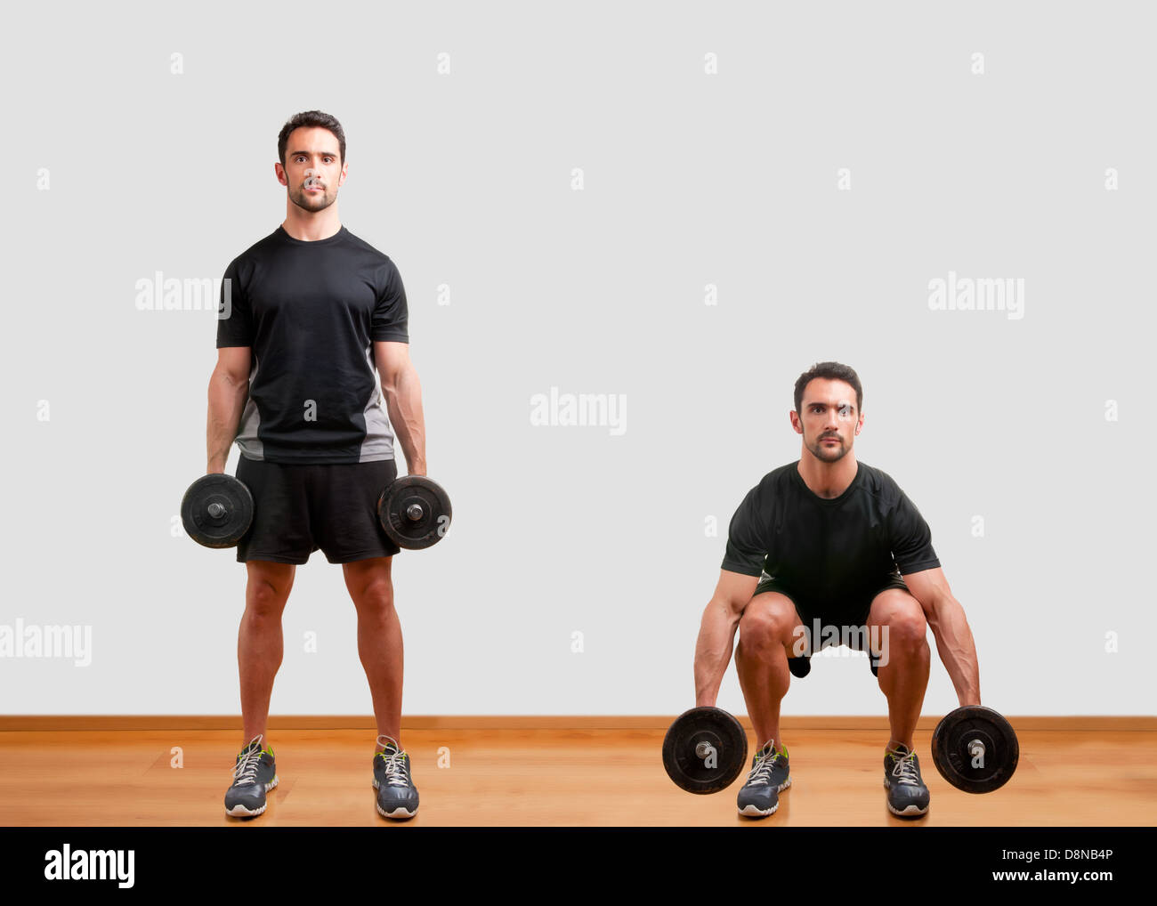 Dumbbell squat hi-res stock photography and images - Alamy