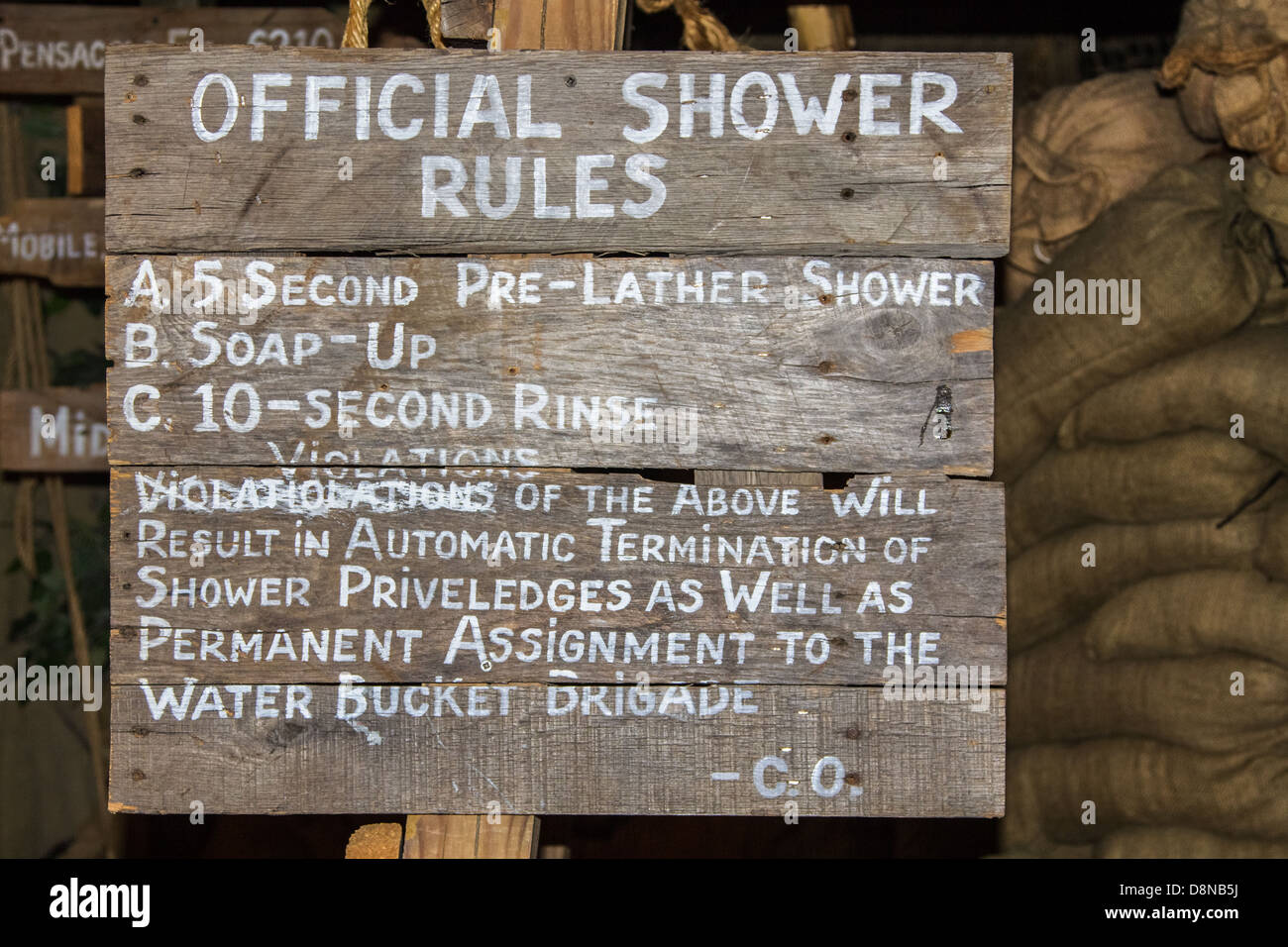 Army shower hires stock photography and images Alamy