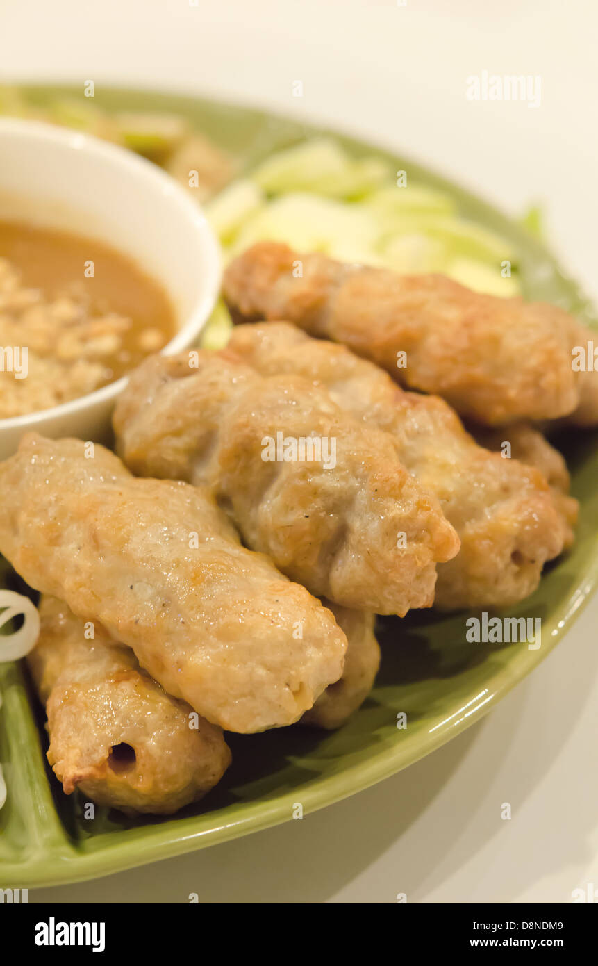 close up roasted pork (Nam Neung) vietnamese cuisine , Stock Photo