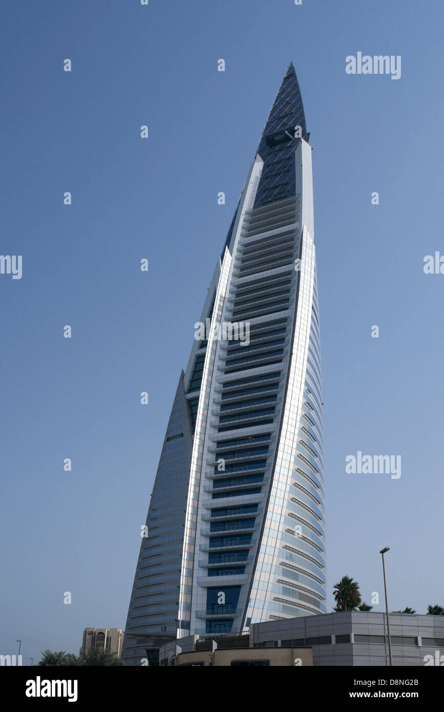 World Trade Center Complex, Manama, Kingdom of Bahrain, Persian Gulf Stock Photo