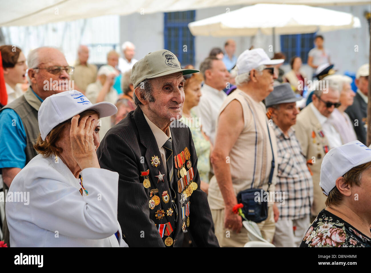 World War II Soviet veterans at celebration of 9th may, victory day in ...