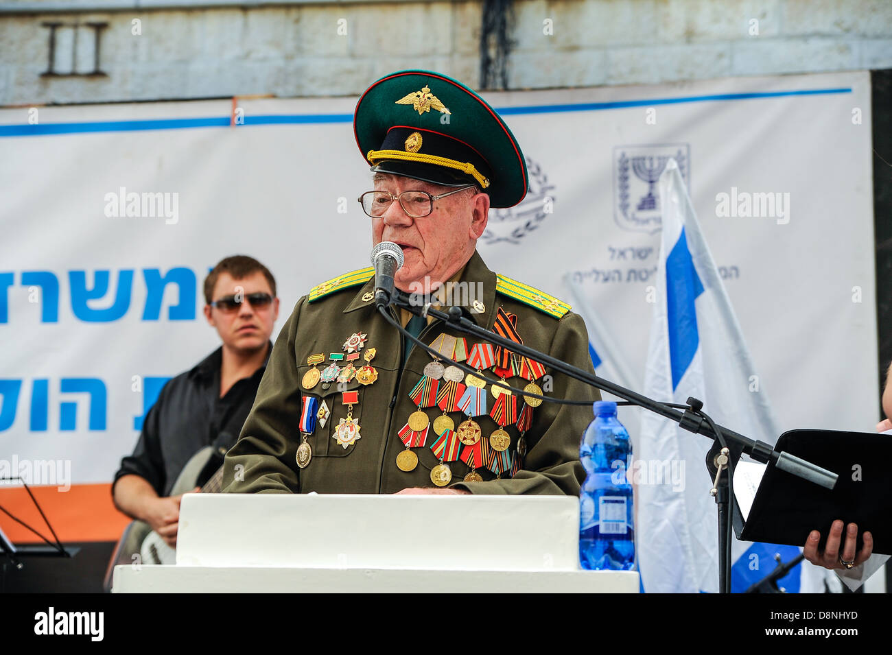 World War II Soviet veterans at celebration of 9th may, victory day in ...