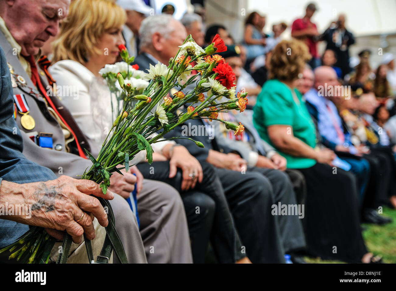 World War II Soviet veterans at celebration of 9th may, victory day in ...