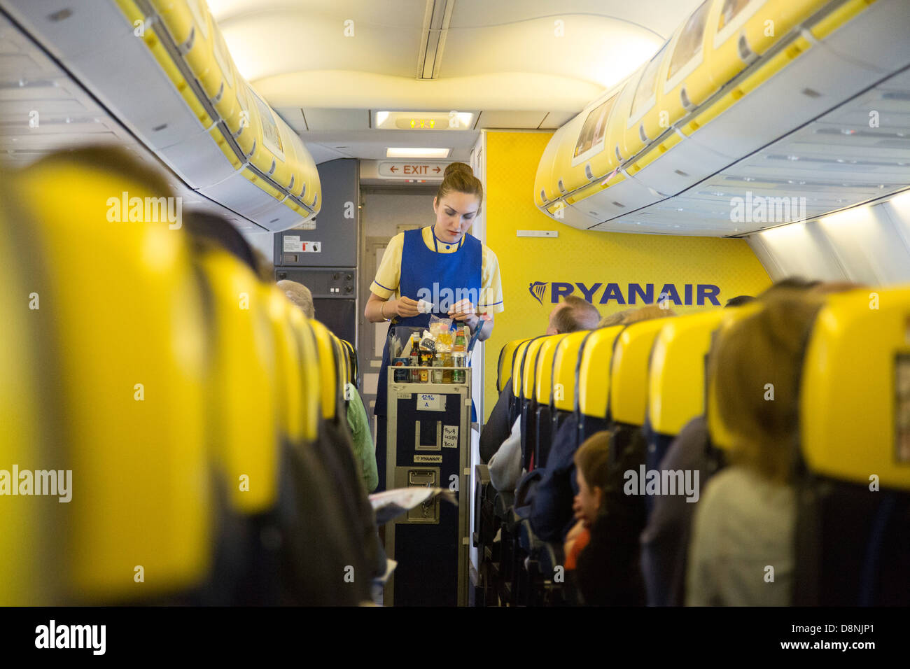 Duty free flight attendant hi-res stock photography and images - Alamy