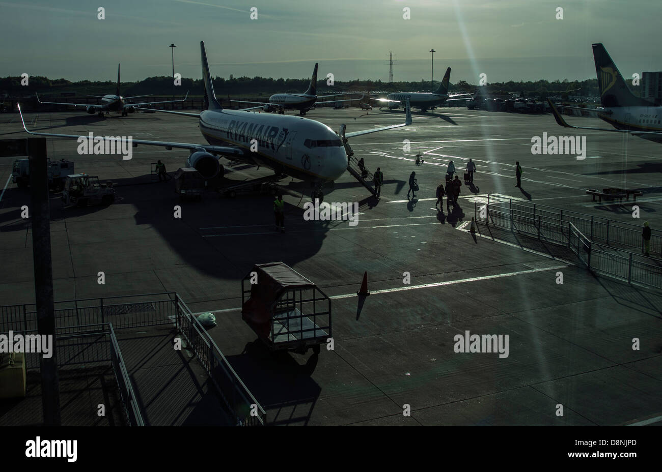 Ryanair plane Stock Photo