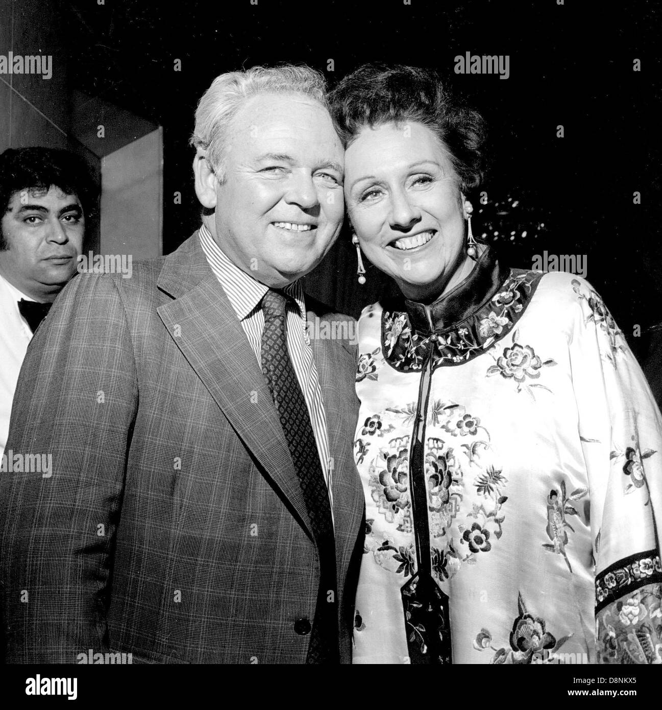 FILE PHOTO - JEAN STAPLETON, the veteran of stage and film best known as Archie Bunker's long-suffering wife Edith in the seminal TV series 'All In The Family,' died Friday May 31, 2013 at her home in New York City. She was 90. PICTURED: Jan. 1, 1978 - Los Angeles, California, U.S. - Undated photo of JEAN STAPLETON AND CARROLL O'CONNOR. (Credit Image: © Nate Cutler/Globe Photos/ZUMAPRESS.com) Stock Photo