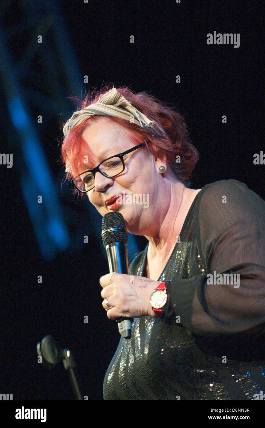 Hay-on-Wye, UK. 1st June 2013. Jo Brand gives a Stand-up comedy ...
