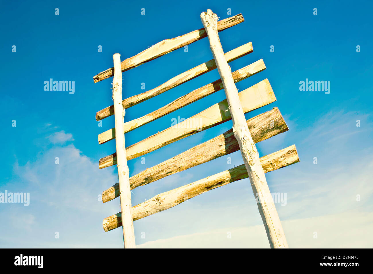 Blank wooden sign Stock Photo