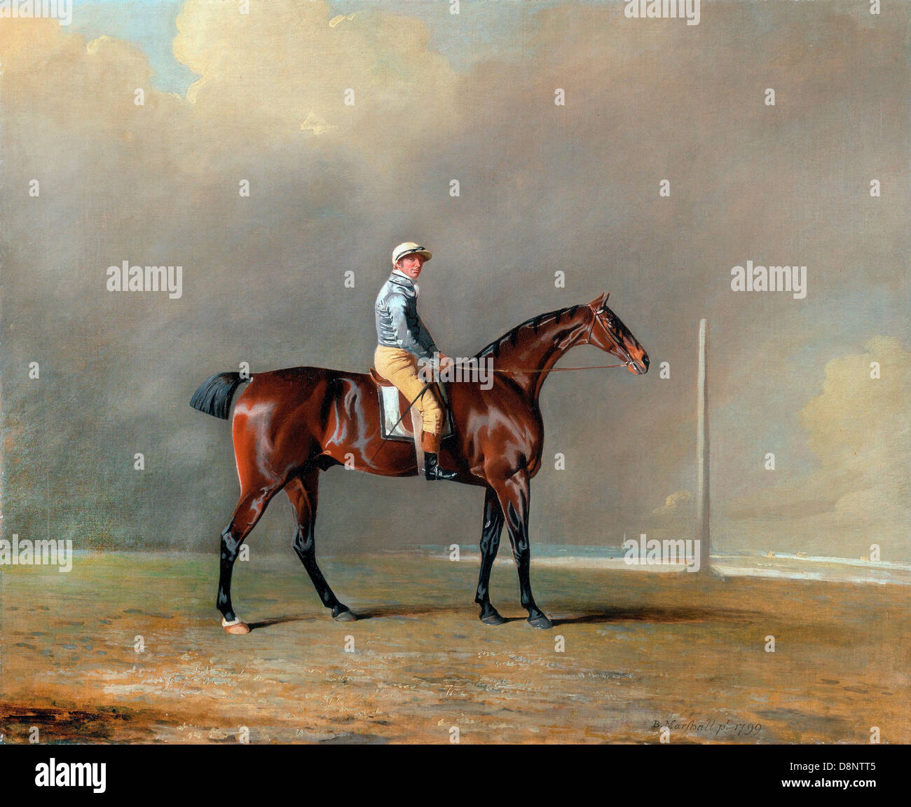 Benjamin Marshall, Diamond, with Dennis Fitzpatrick Up. 1799 Oil on ...