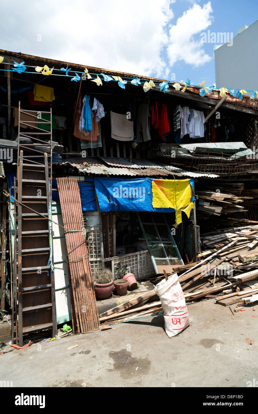 Junk Shop for used Construction Material in Manila, Philippines Stock