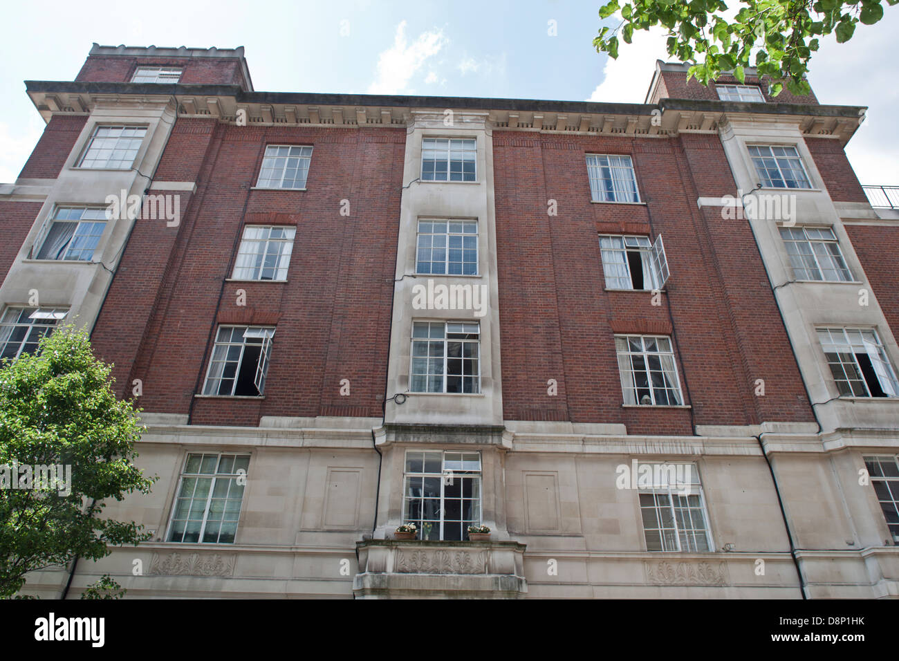 Hallam Street London W1 Stock Photo