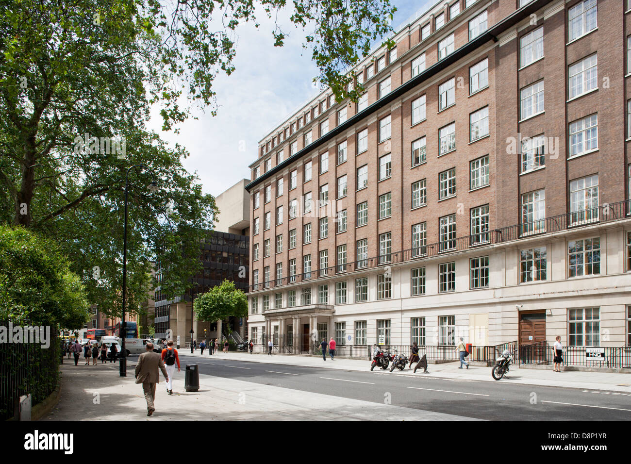 Bloomsbury Mansions Russell Square London WC1 Stock Photo