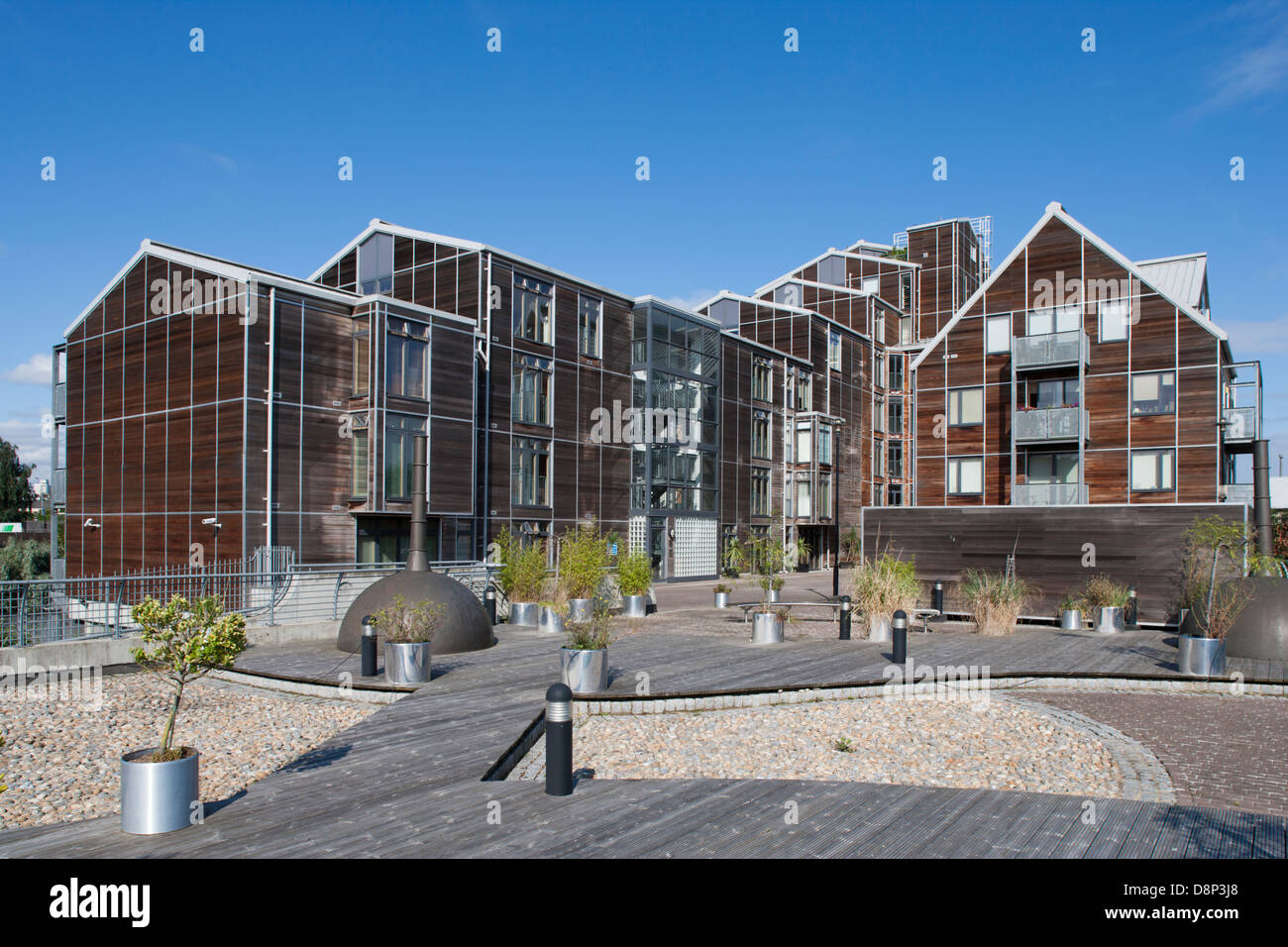 Island House Three Mills Lane Bromley By Bow Stock Photo