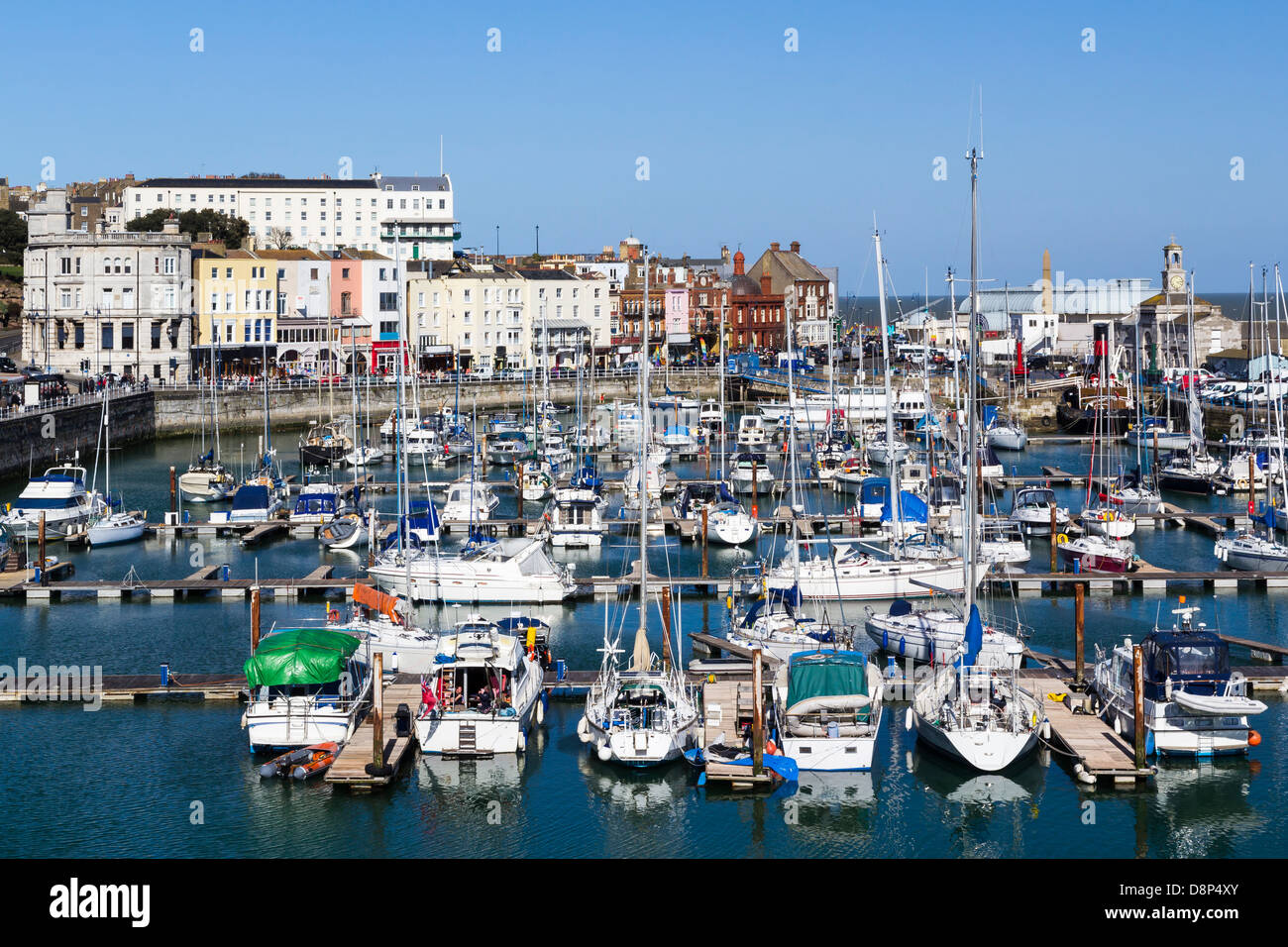 Royal Harbour and Marina at Ramsgate, Kent England UK Stock Photo