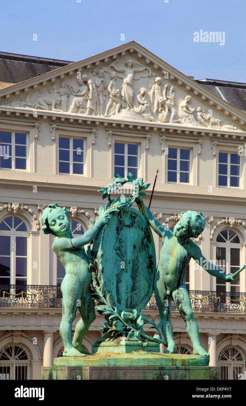 Belgium; Brussels; Place du Musée, Stock Photo