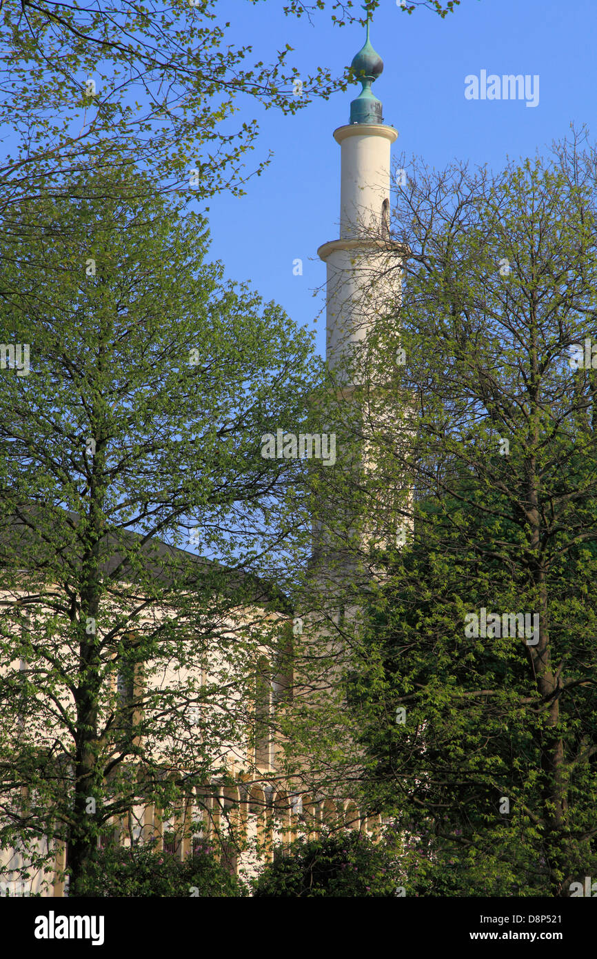 Belgium; Brussels; Parc du Cinquantenaire, mosque, Stock Photo